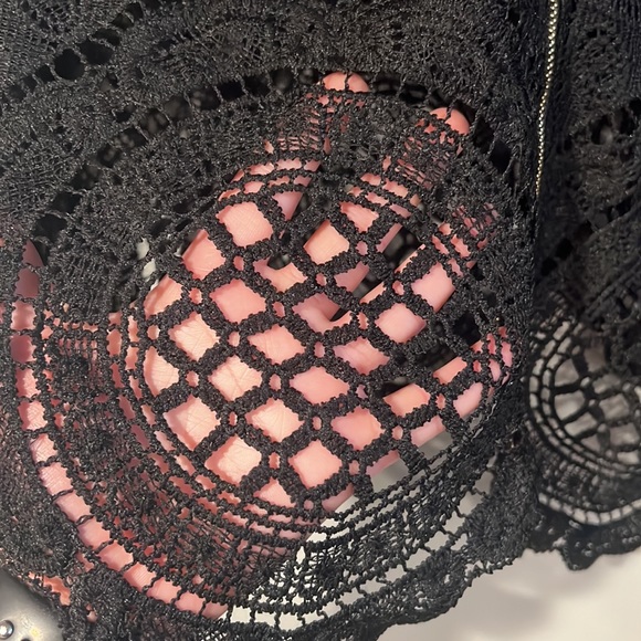 KoKo Ailis Circle Lace Zip Up Jacket - Picture 2 of 6